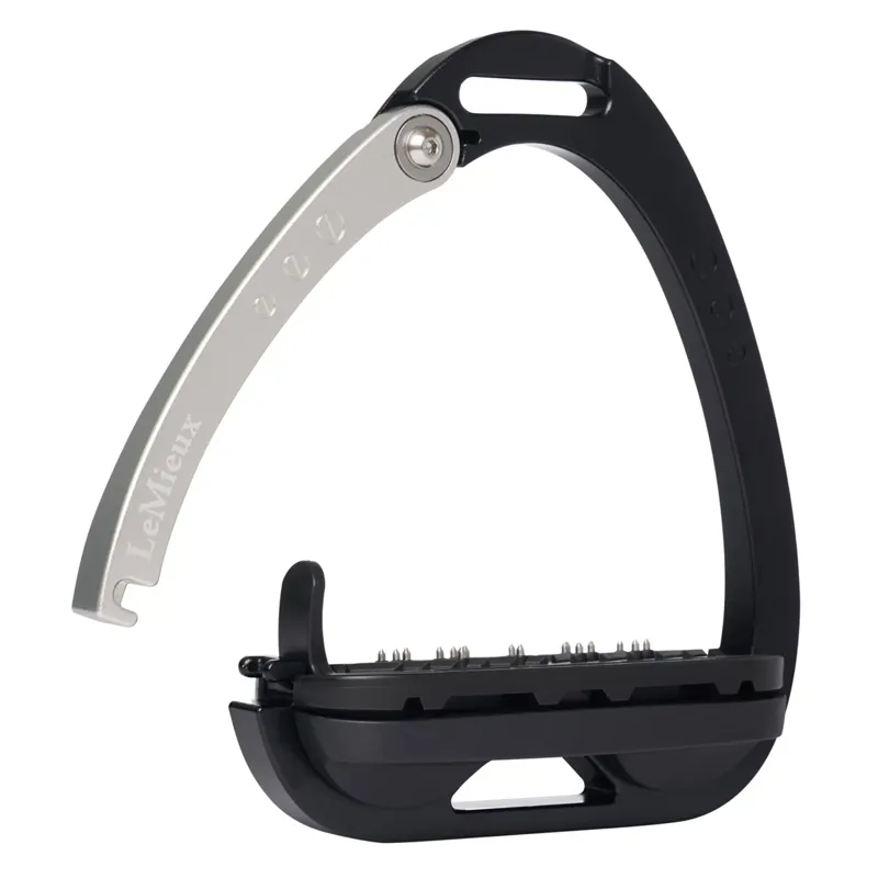 LeMieux Vector Balance Stirrup - Black/Aluminium-1