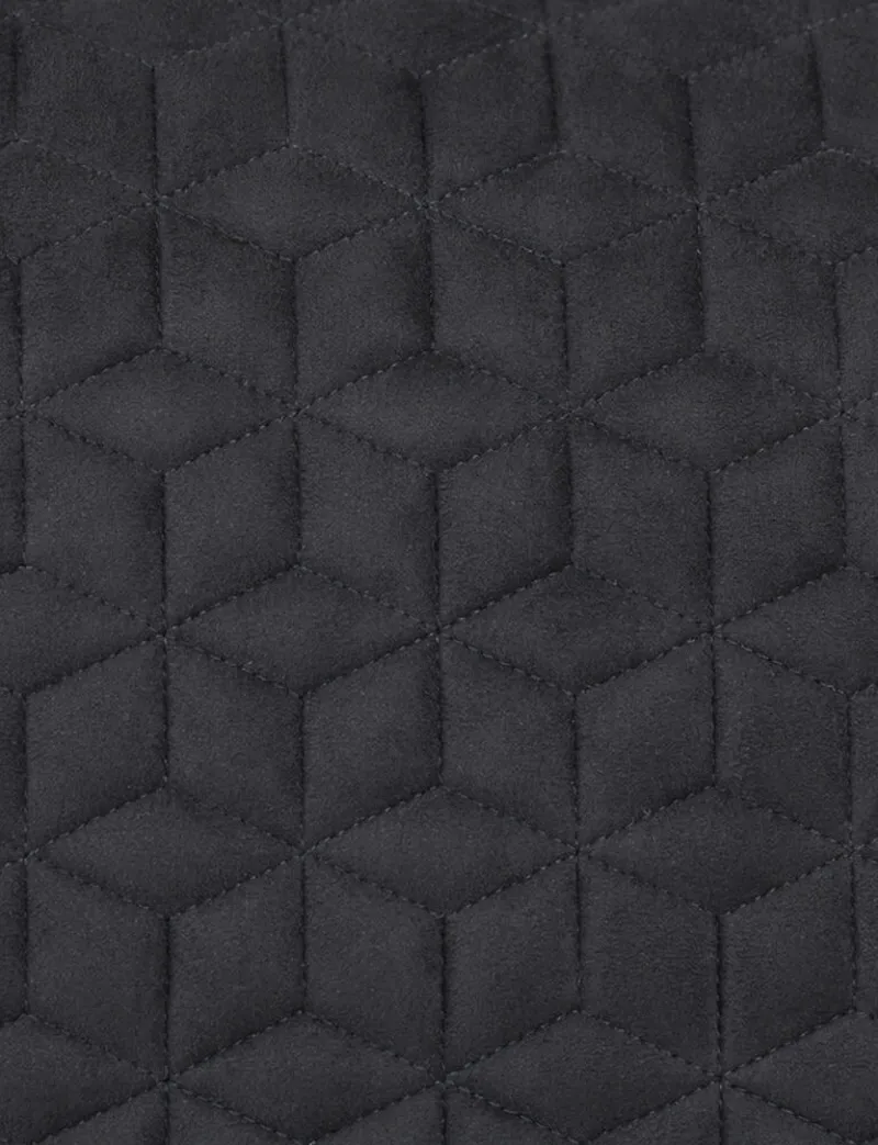 WeatherBeeta Suede Elite Air-Tec Jump Shaped Saddle Pad - Black-4