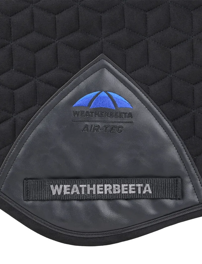 WeatherBeeta Suede Elite Air-Tec Jump Shaped Saddle Pad - Black-2