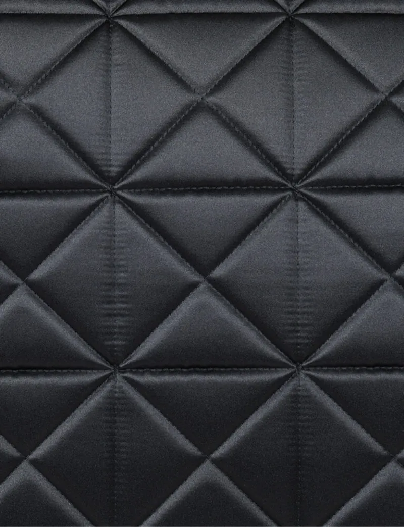 WeatherBeeta Satin Luxe Air-Tec Euro Jump Shaped Saddle Pad - Black-3