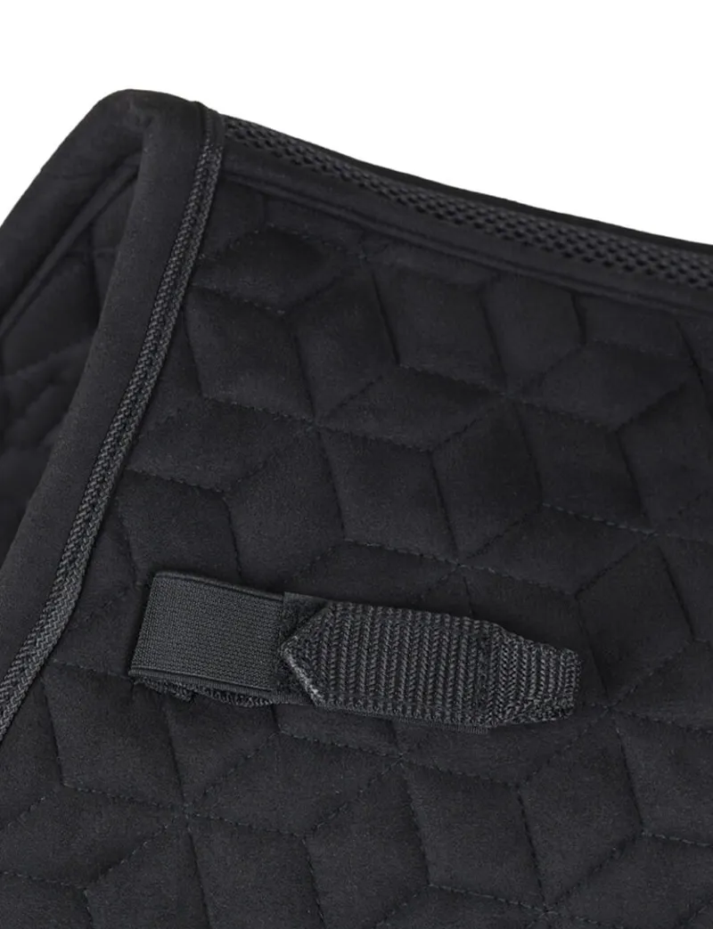 WeatherBeeta Suede Elite Air-Tec Jump Shaped Saddle Pad - Black-3