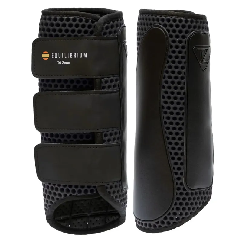 Equilibrium Tri-Zone Impact Sports Hind Boots - Black