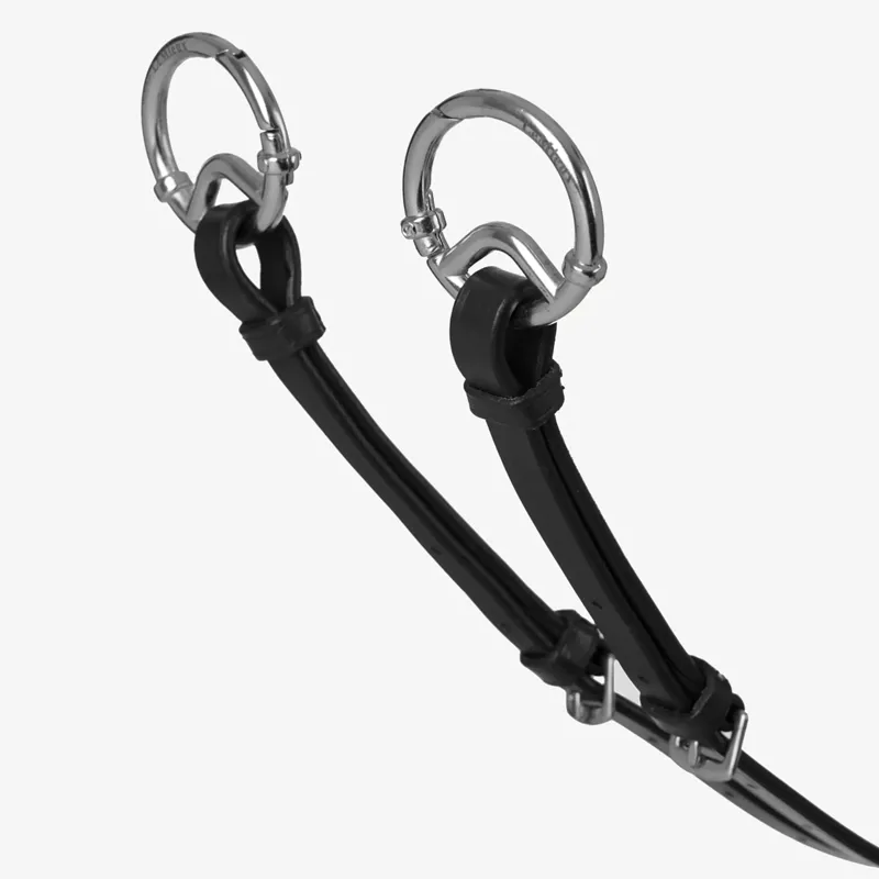 LeMieux Kudos Running Martingale - Black/Silver-2