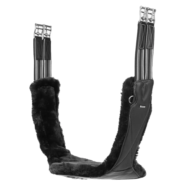 LeMieux Arika Simuwool Contoured Dressage Girth - Black