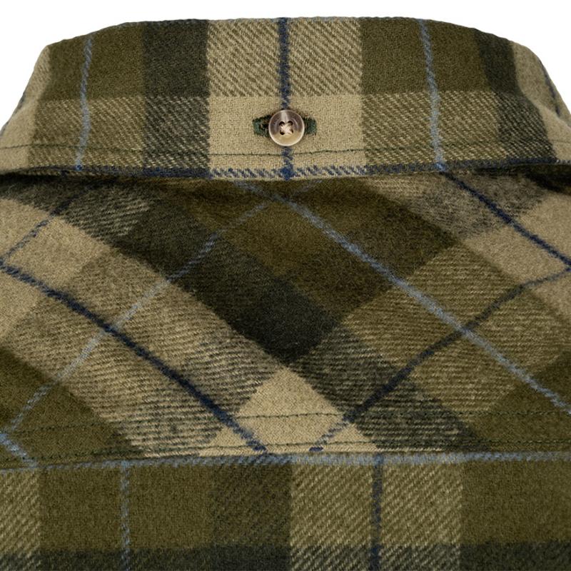 Jack Pyke Mens Bleasdale Heavy Flannel Shirt - Green-7