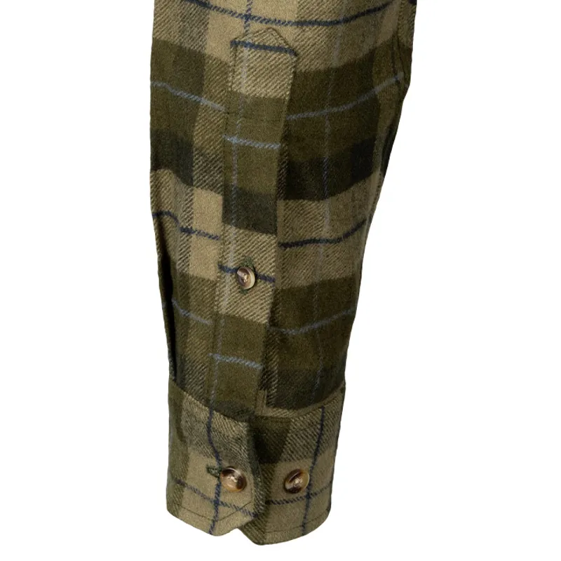 Jack Pyke Ladies Bleasdale Heavy Flannel Shirt - Green-4