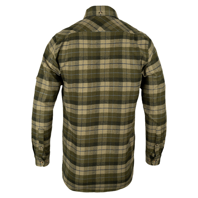 Jack Pyke Mens Bleasdale Heavy Flannel Shirt - Green-3