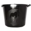 Red Gorilla Premium 15L Bucket - Black