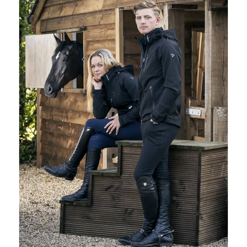 LeMieux Mens Elite Soft Shell Jacket - Black-2