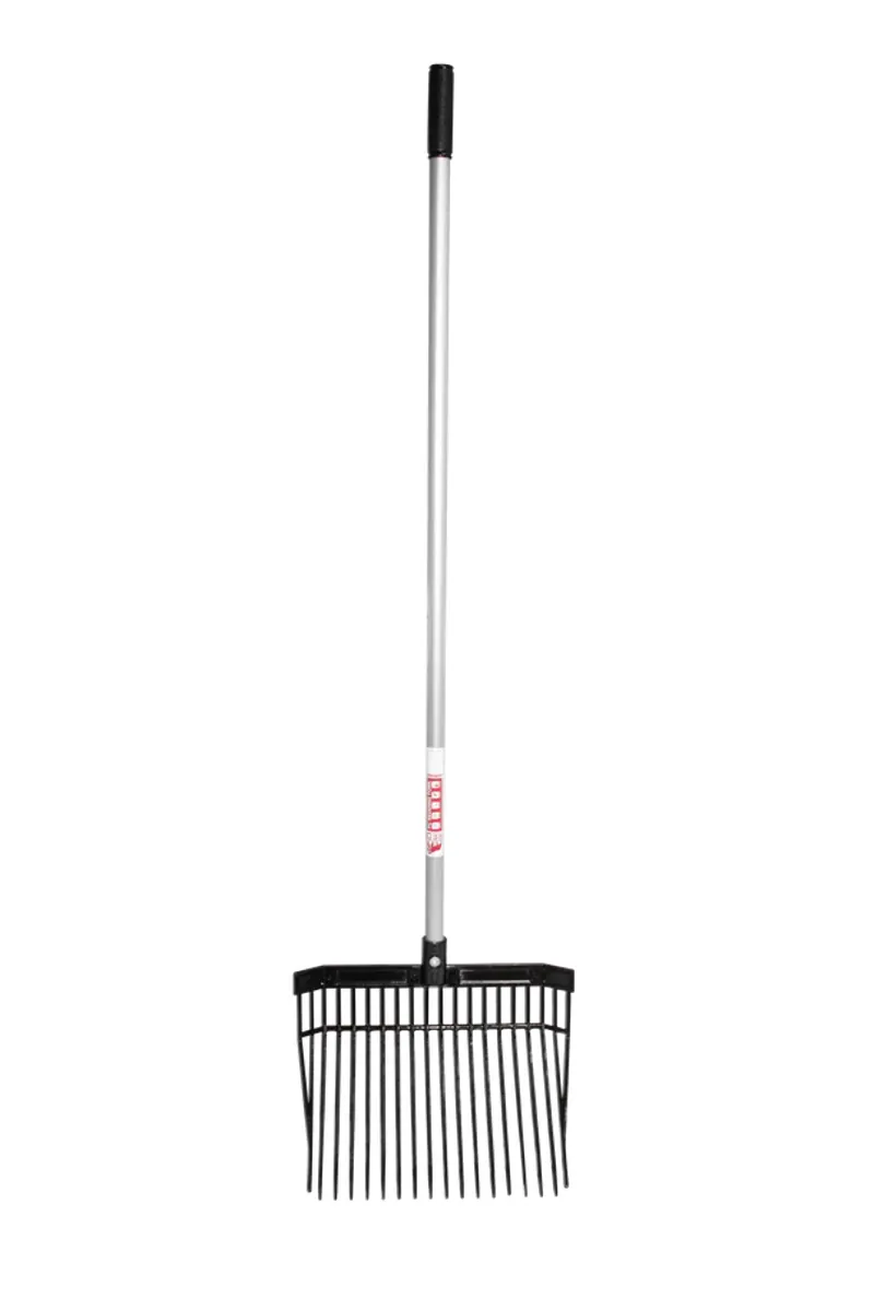 Red Gorilla Straight Handle PC Medium Bedding Fork - Black