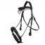 John Whitaker Lynton Snaffle Bridle with Spare Browband - Black