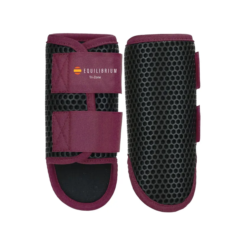 Equilibrium Tri-Zone Brushing Boots - Plum