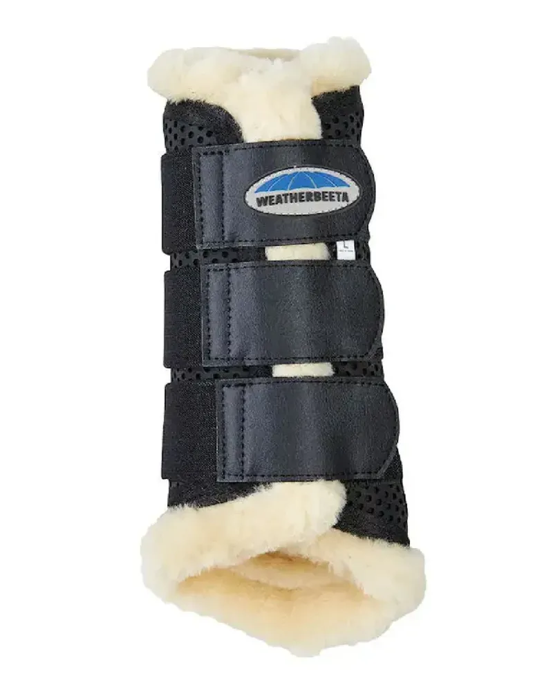 WeatherBeeta Pure Wool Lined Exercise Boots - Black