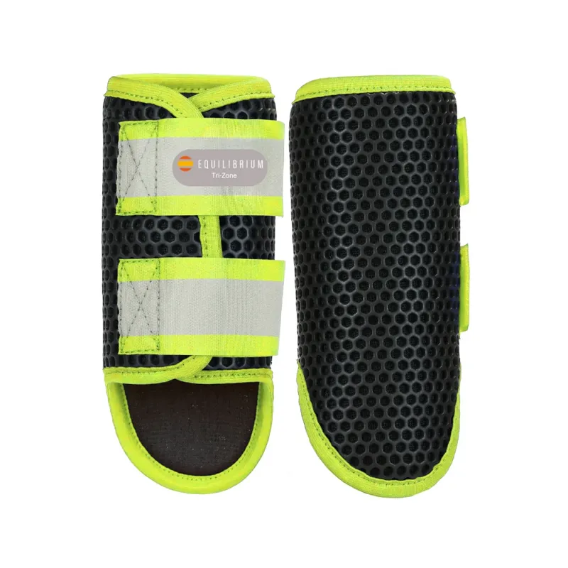 Equilibrium Tri-Zone Brushing Boots - Fluorescent Yellow