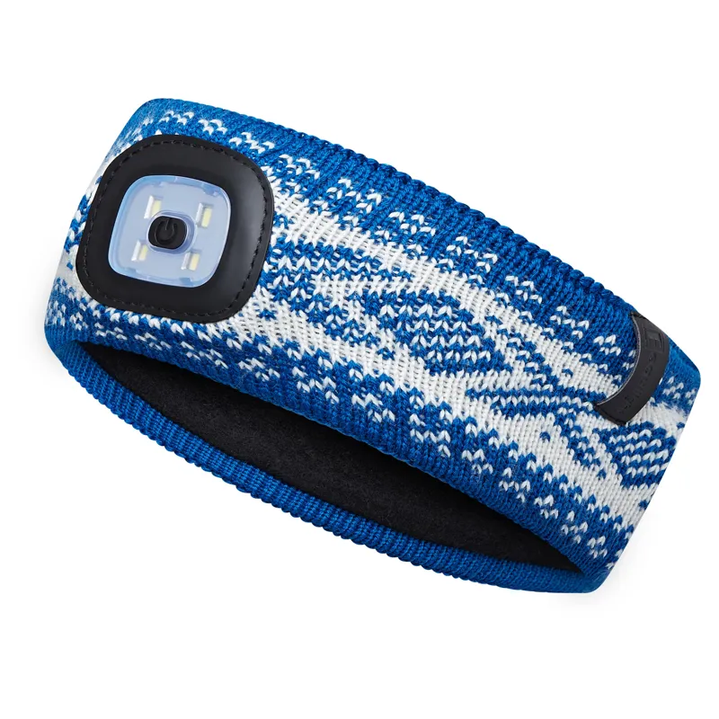 Equi Light Nordic Head Torch Headband - Blue/White