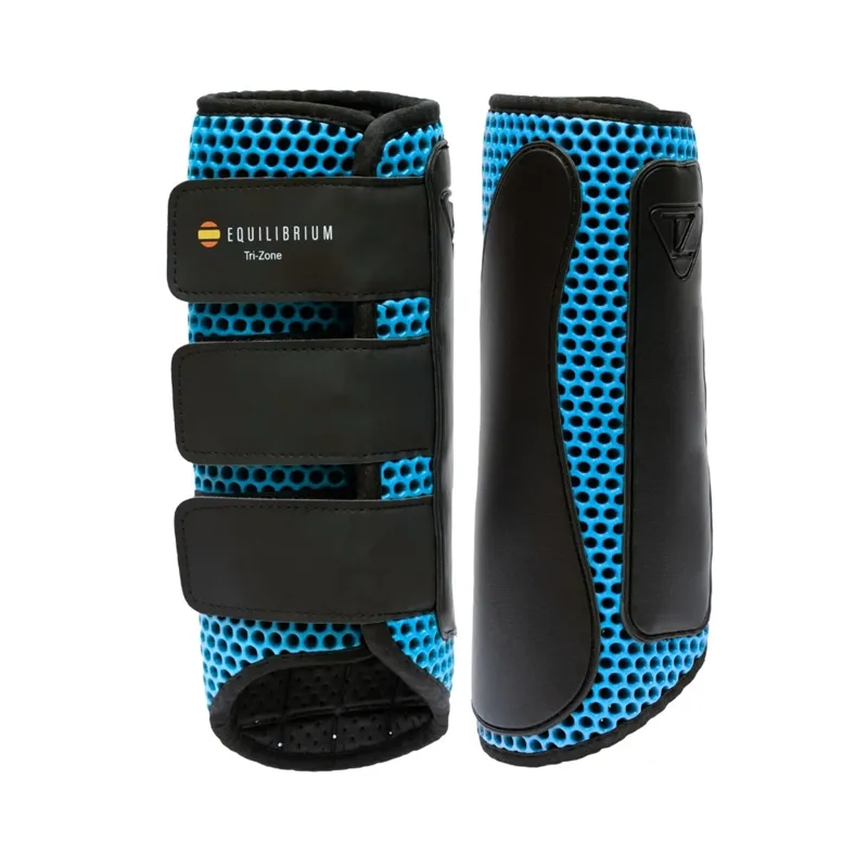 Equilibrium Tri-Zone Impact Sports Hind Boots - Azure Blue