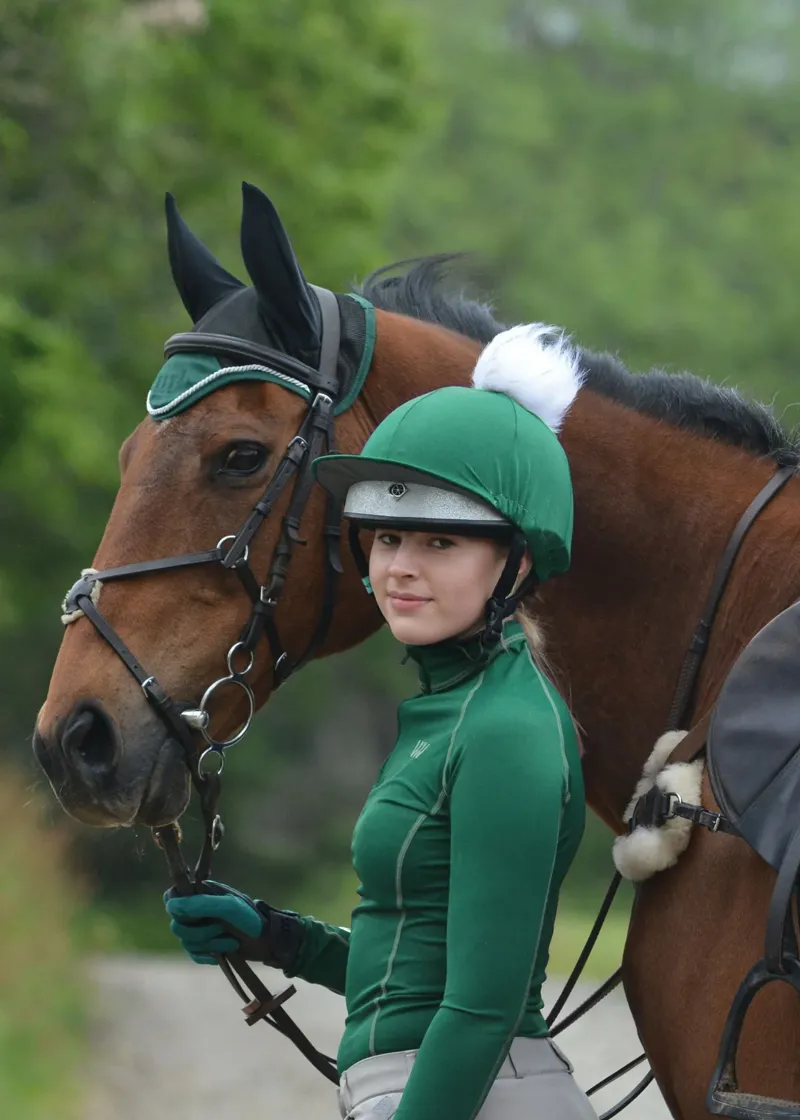 Woof Wear Convertible Hat Cover - British Racing Green -1