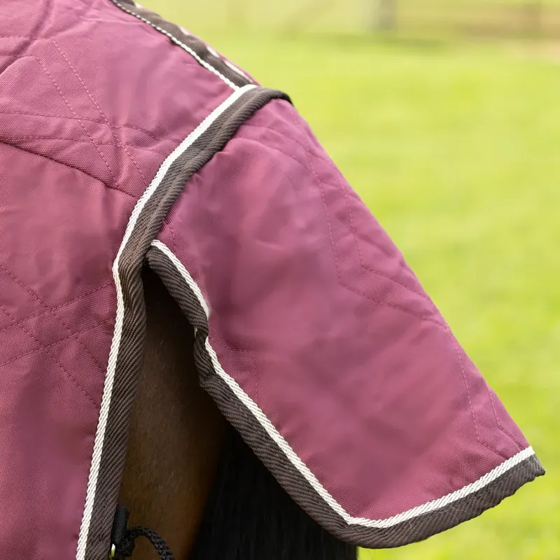 Hy StormX Original Luxury Show Rug - Burgundy/Cream-3