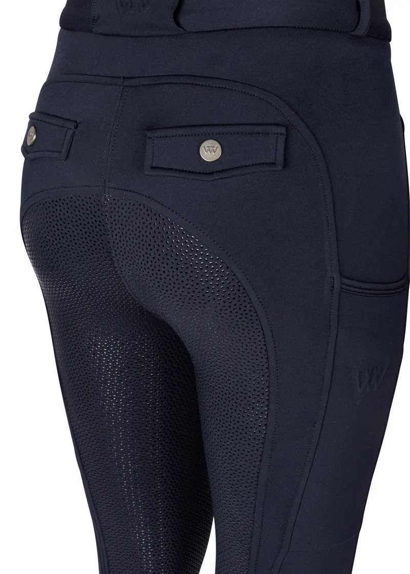 Woof Wear Women's Hybrid II Riding Breeches - Navy-1
