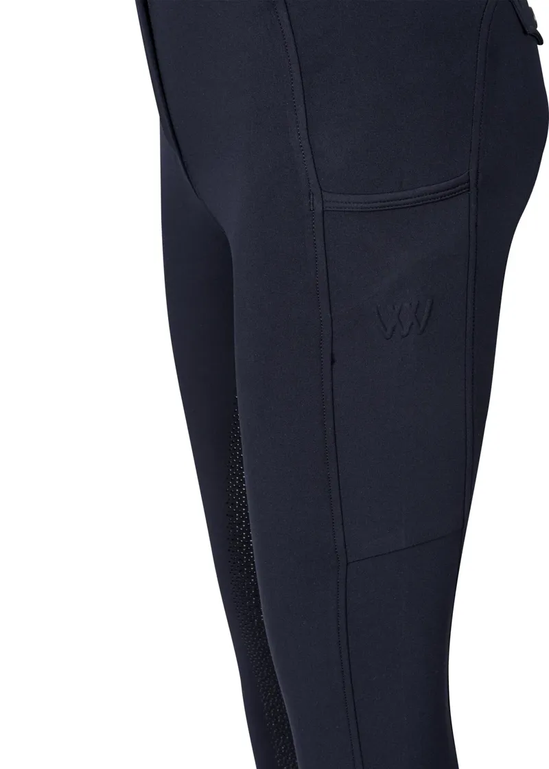 Woof Wear Women's Hybrid II Riding Breeches - Navy-2