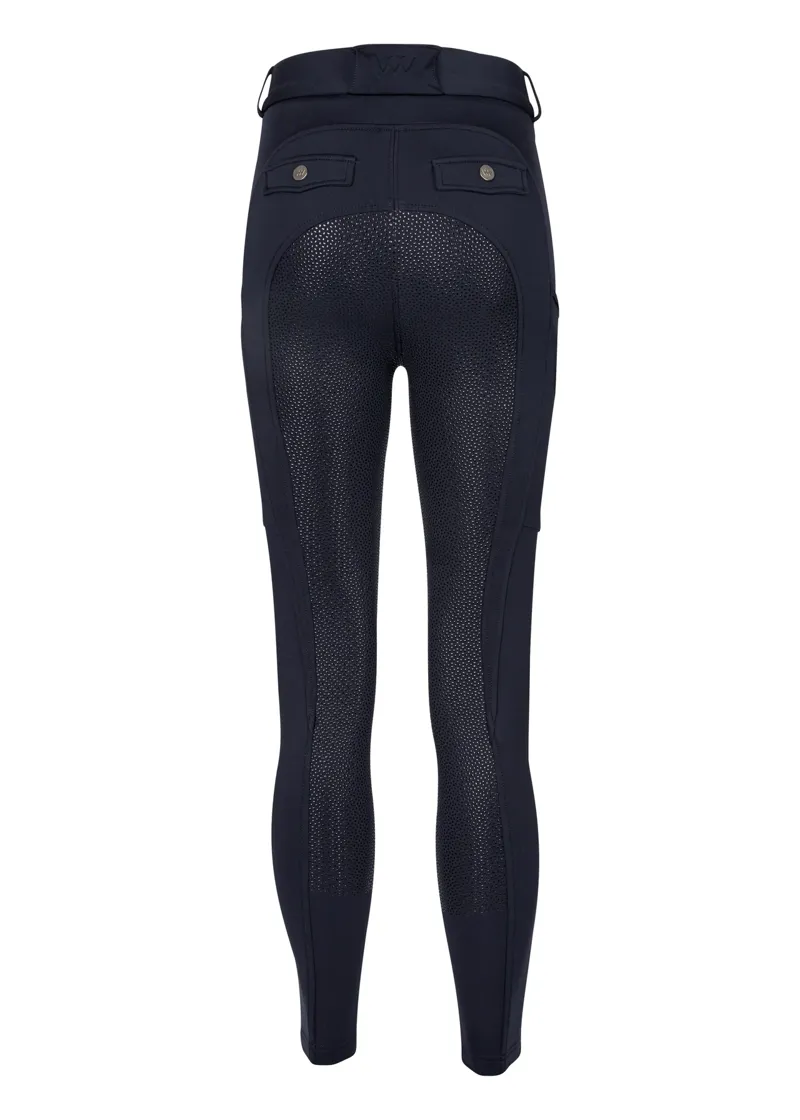 Woof Wear Women's Hybrid II Riding Breeches - Navy-3