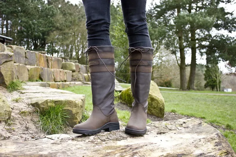 Brogini WB132 Longridge Waterproof Country Boots Wide - Brown-1