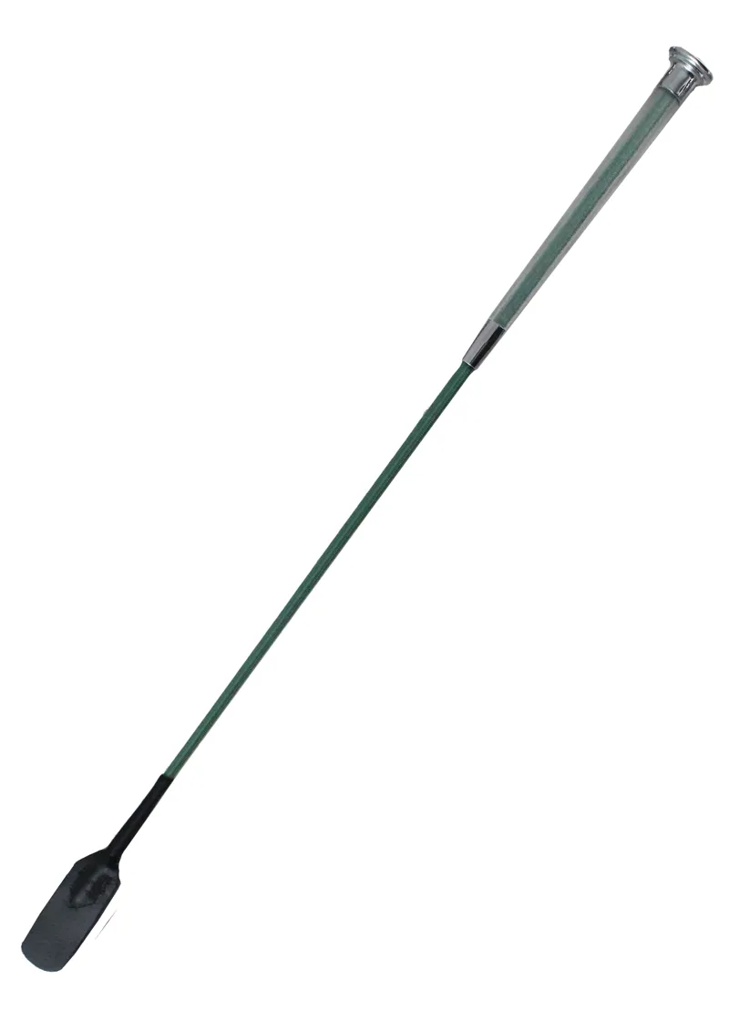Woof Wear Gel Fusion Riding Whip - British Racing Green 60cm