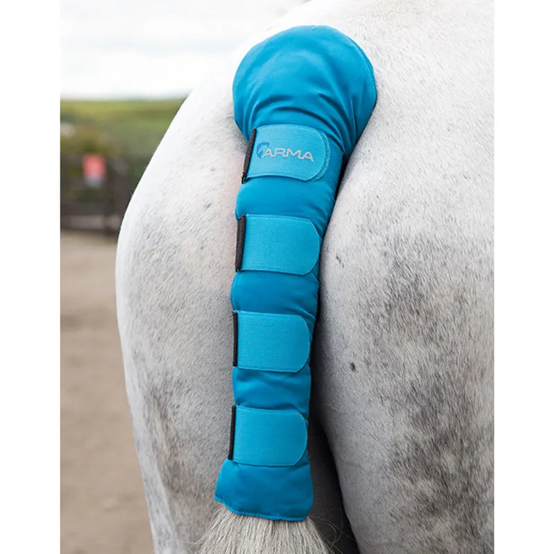 Shires ARMA Padded Tail Guard - Bright Blue-1