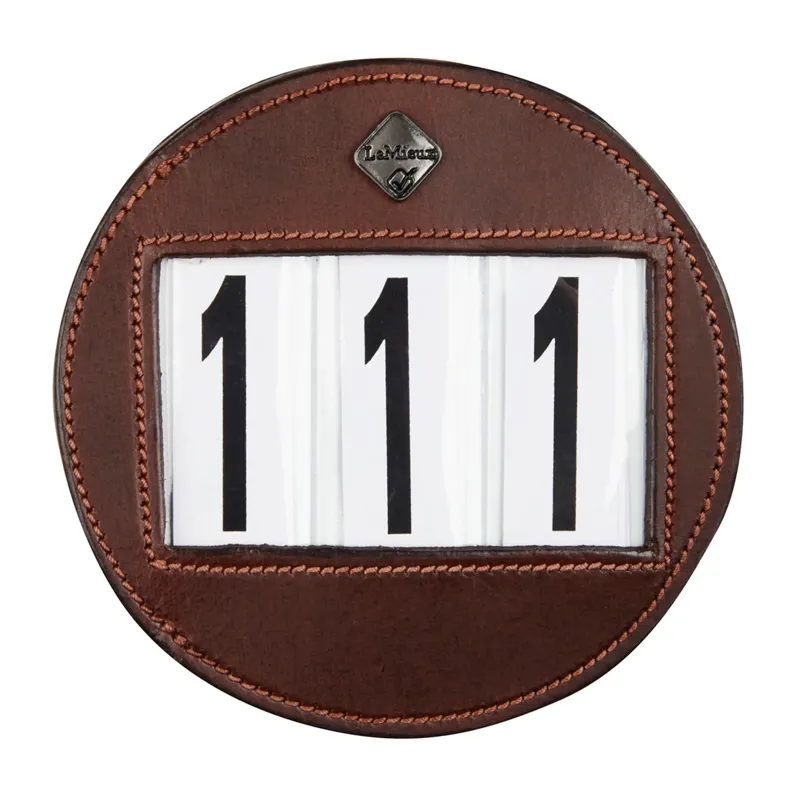 LeMieux Bridle Number Holder - Brown 