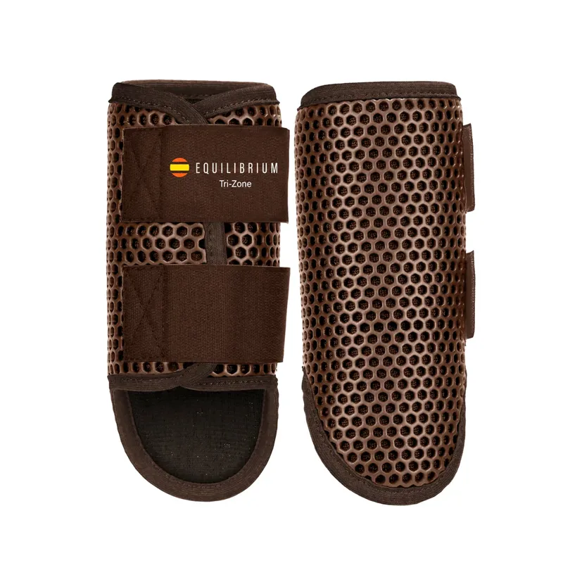 Equilibrium Tri-Zone Brushing Boots - Brown