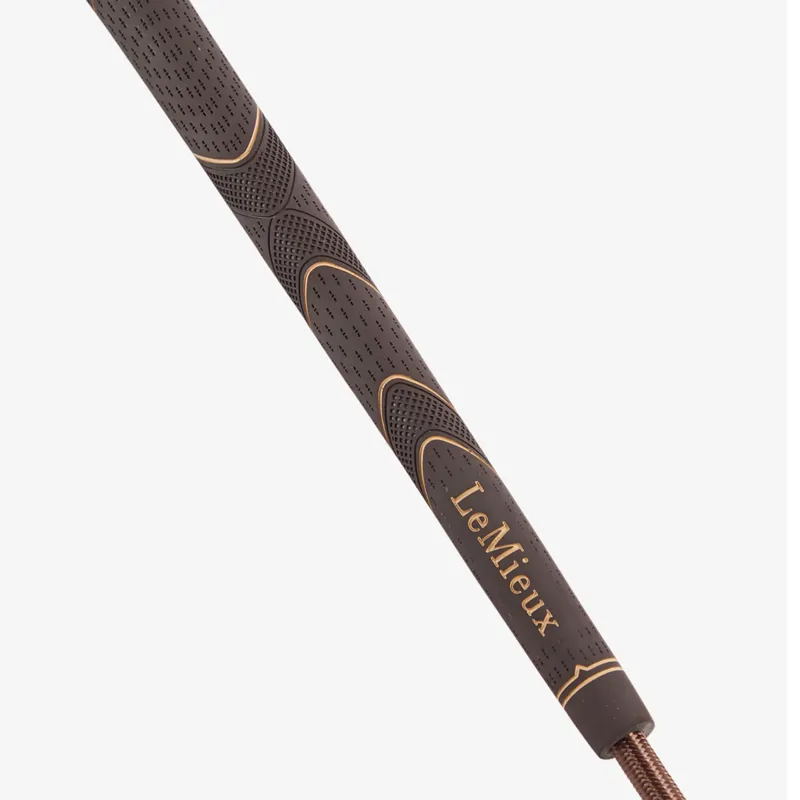 LeMieux Grip-Tek Schooling Whip - Brown -1