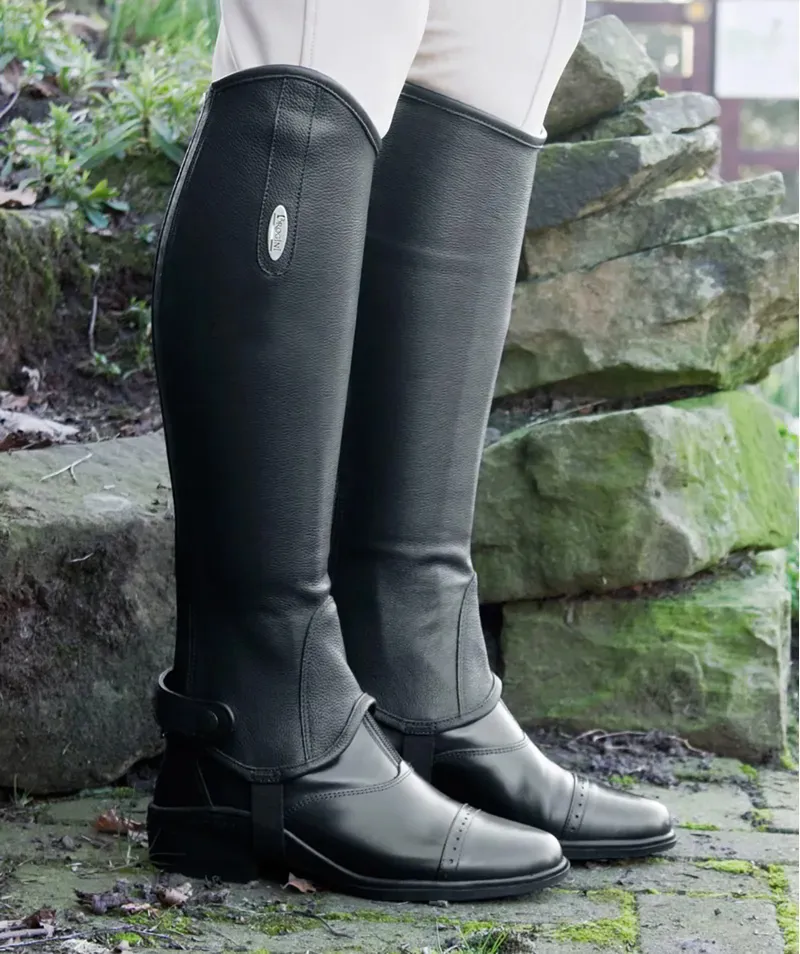 Brogini LG036 Marconia Easy-Care Gaiters - Black-3