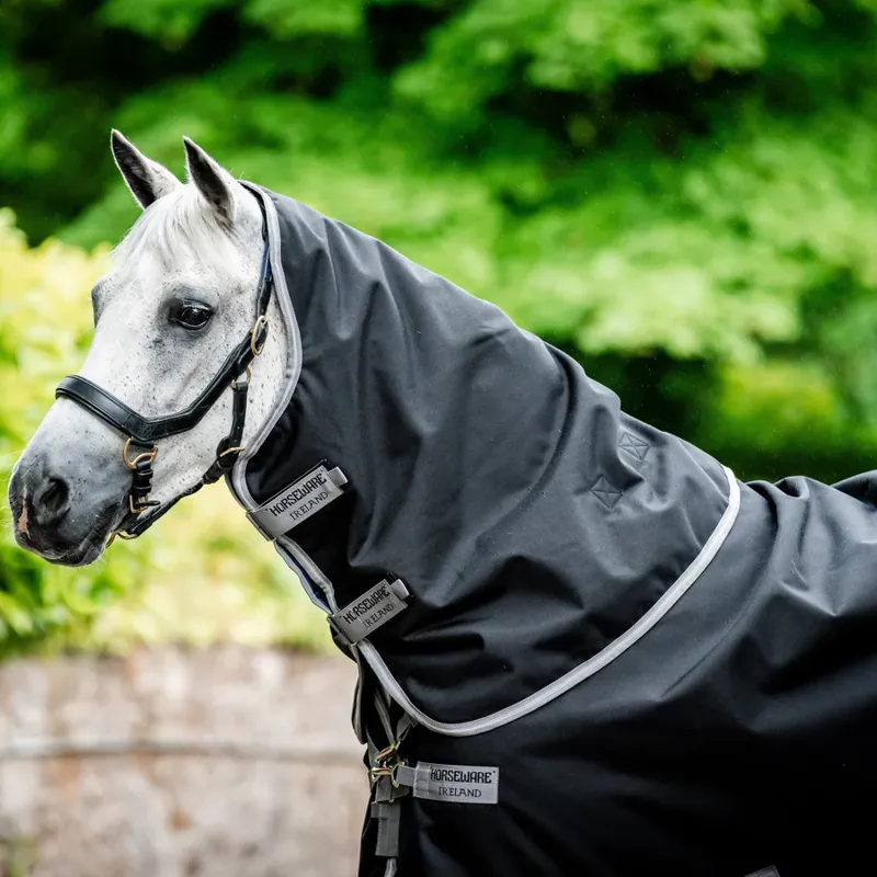 Horseware Amigo Bravo 12 Plus 250g Rug - Black/Titanium Grey-1