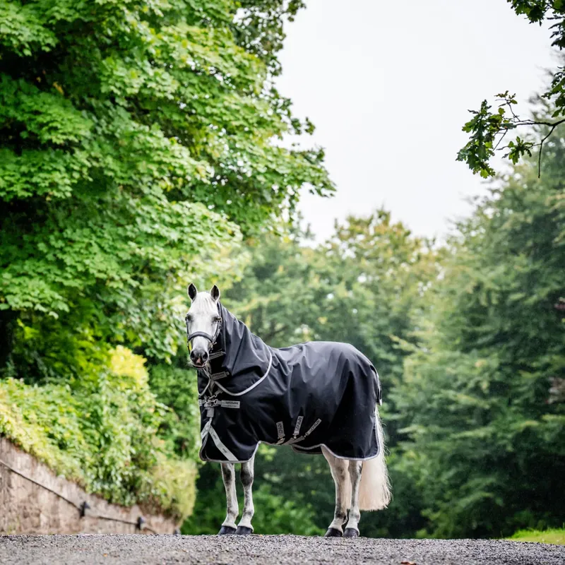 Horseware Amigo Bravo 12 Plus 250g Rug - Black/Titanium Grey-2