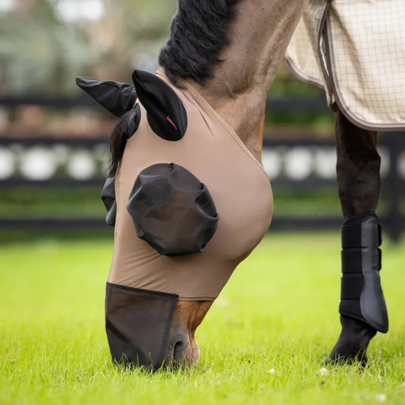 LeMieux Bug Relief Full Mask - Walnut-1