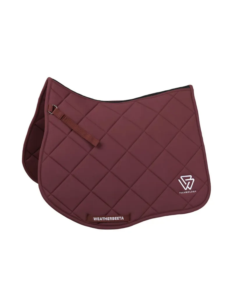 WeatherBeeta Soft Shell Pro 3D Air-Tec All Purpose Saddle Pad - Burgundy