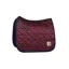WeatherBeeta Satin Luxe Air-Tec Quilted Dressage Saddle Pad - Burgundy