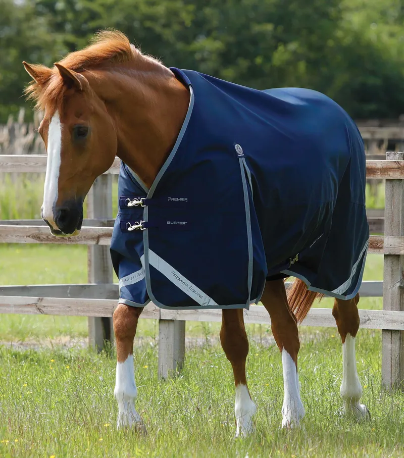 Premier Equine Buster Zero Original Turnout Rug - Navy