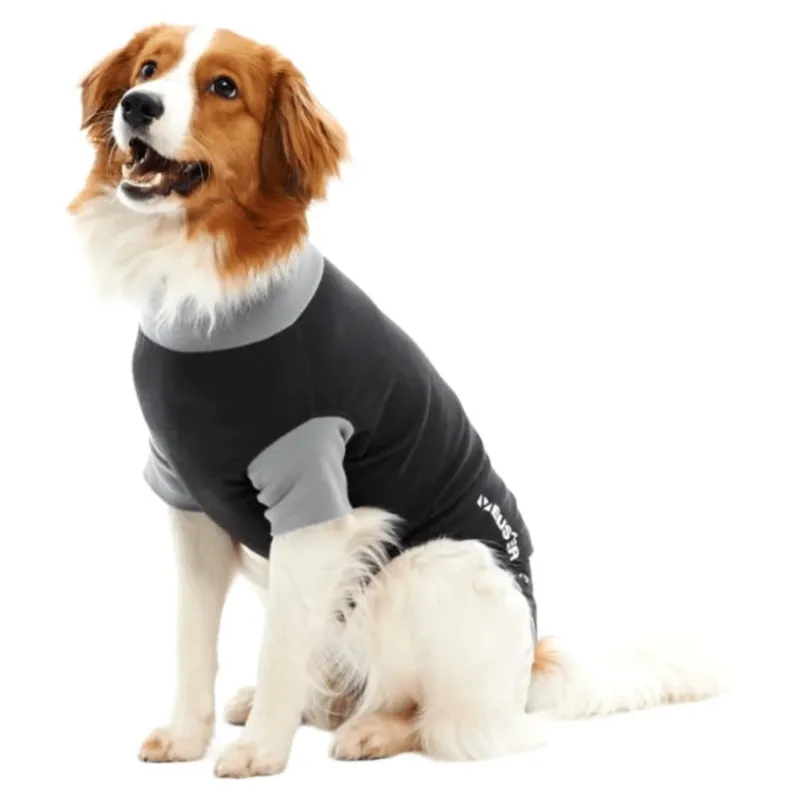 Buster Body Suit For Dogs - Black/Grey