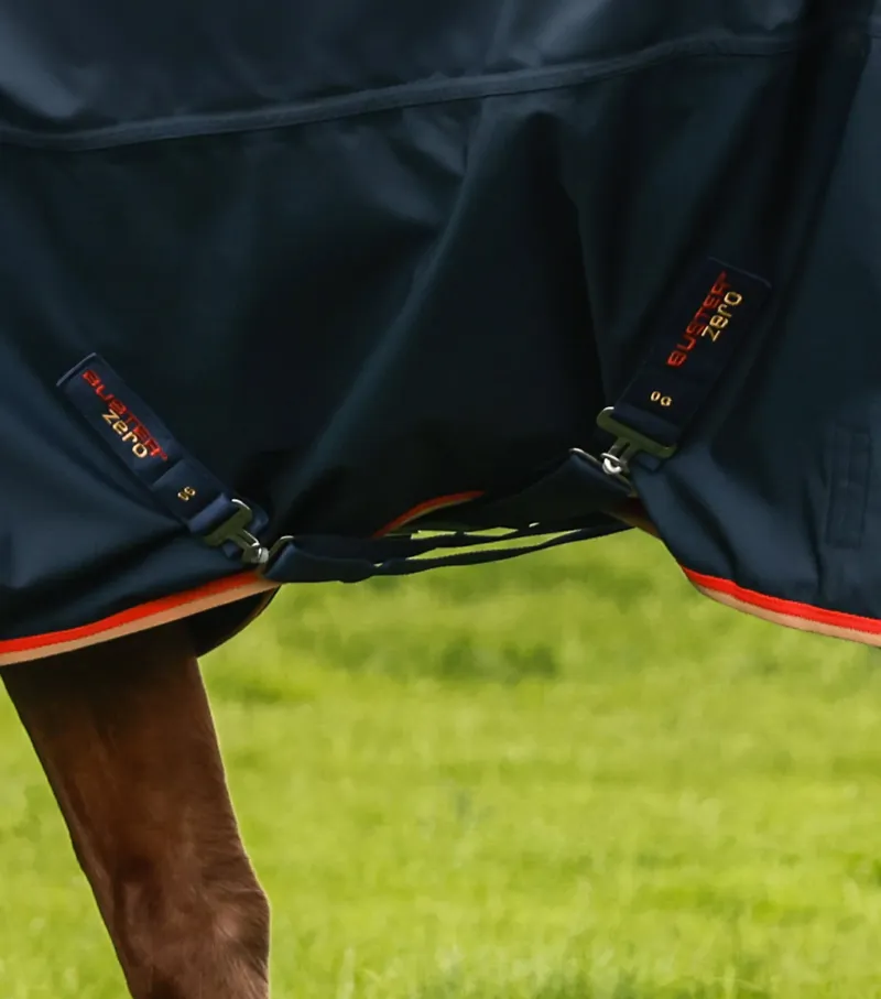 Premier Equine Buster Zero Turnout Rug with Neck Cover - Navy-4