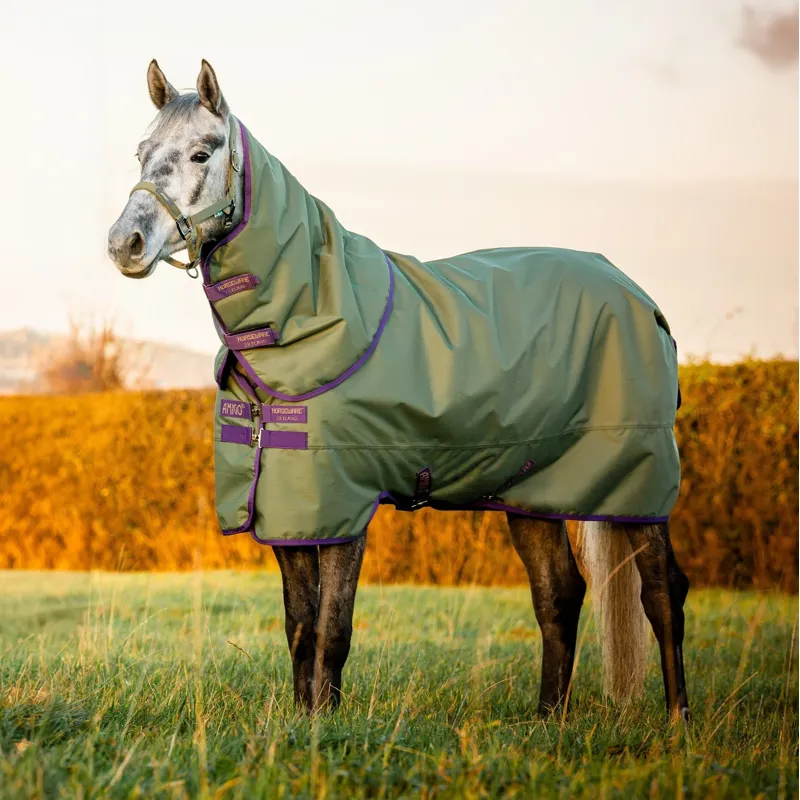 Horseware Amigo Hero Ripstop Plus 200g Turnout Rug - Bramble/Winterberry