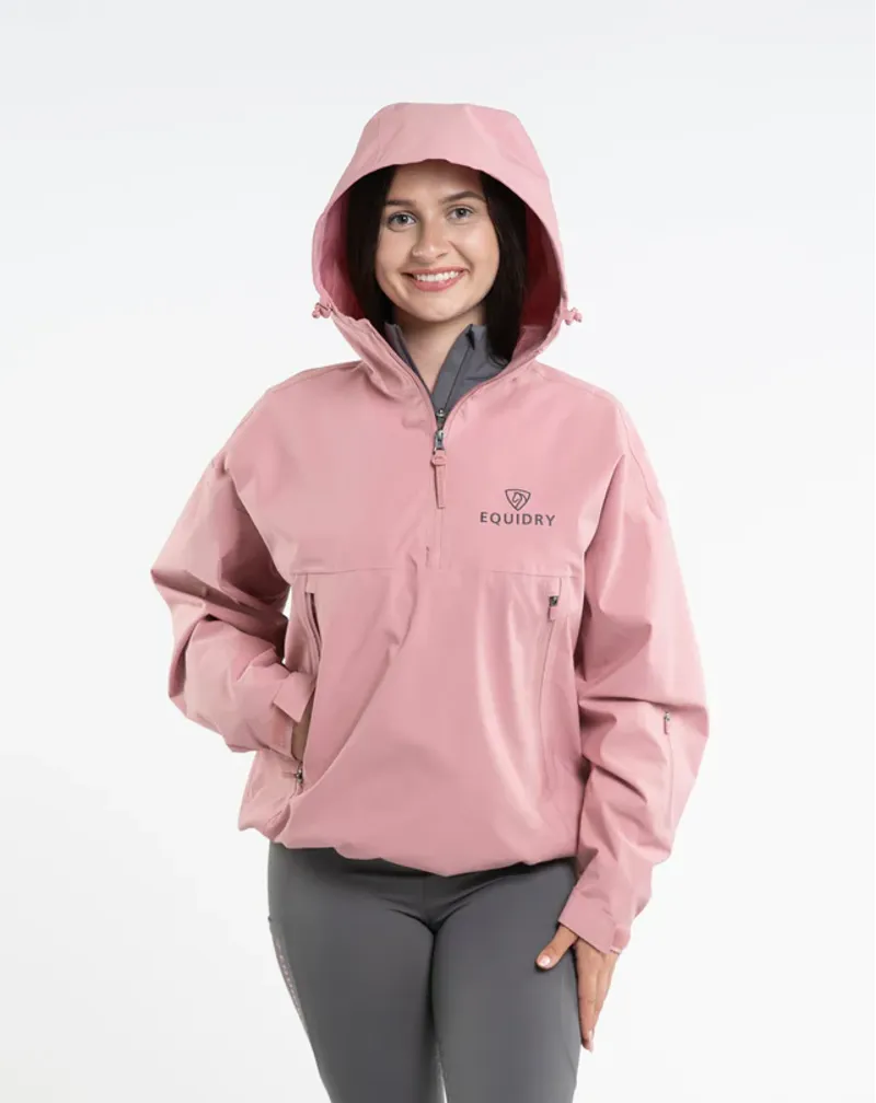 EQUIDRY Women's Waterproof Storm Smock - Pale Pink-1