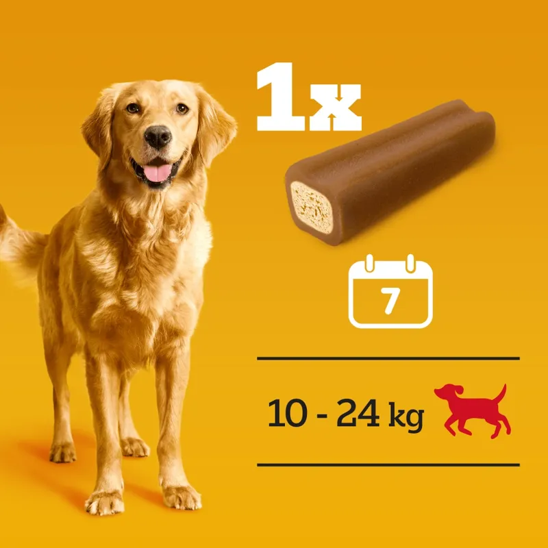 Pedigree Jumbone Med Chick and Lamb Dog Treats - 12 Packs of 2 Bones-2