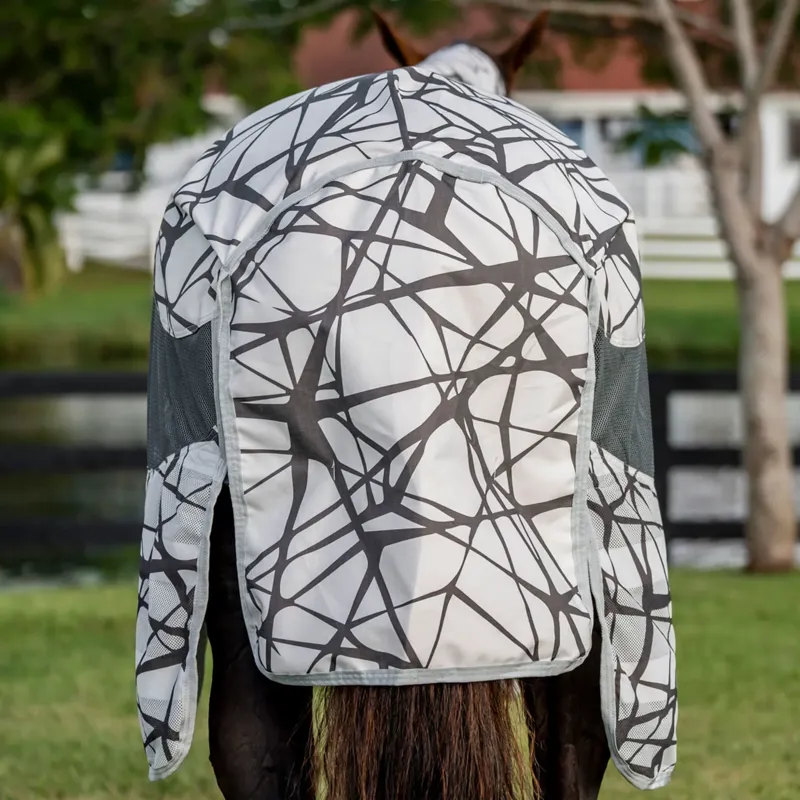 Horseware Amigo 3-In-1 Camofly Plus Detach-A-Neck Waterproof Fly Rug - Grey-2