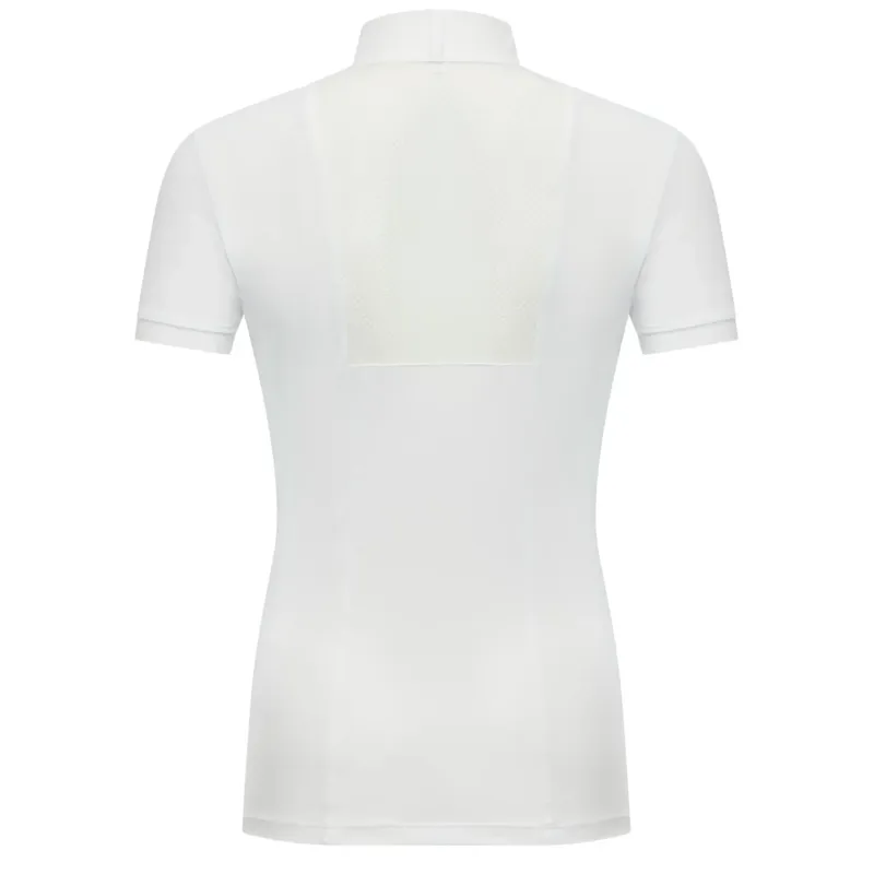 LeMieux Camille Short Sleeve Show Shirt - White-1