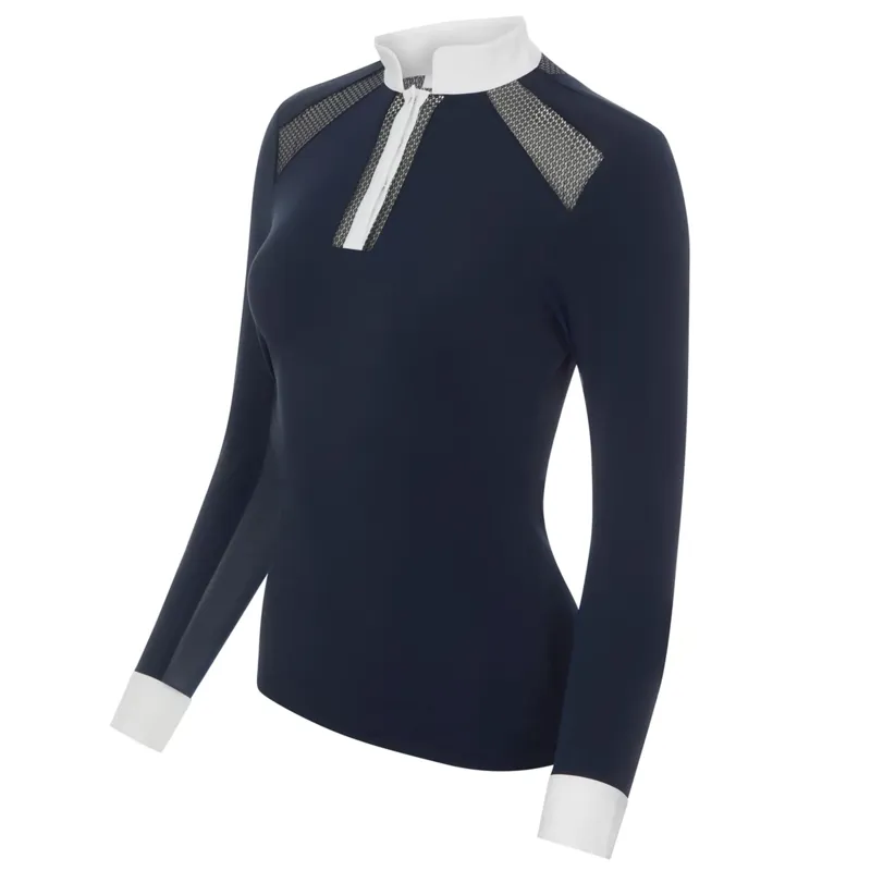 LeMieux Camille Long Sleeve Show Shirt - Navy