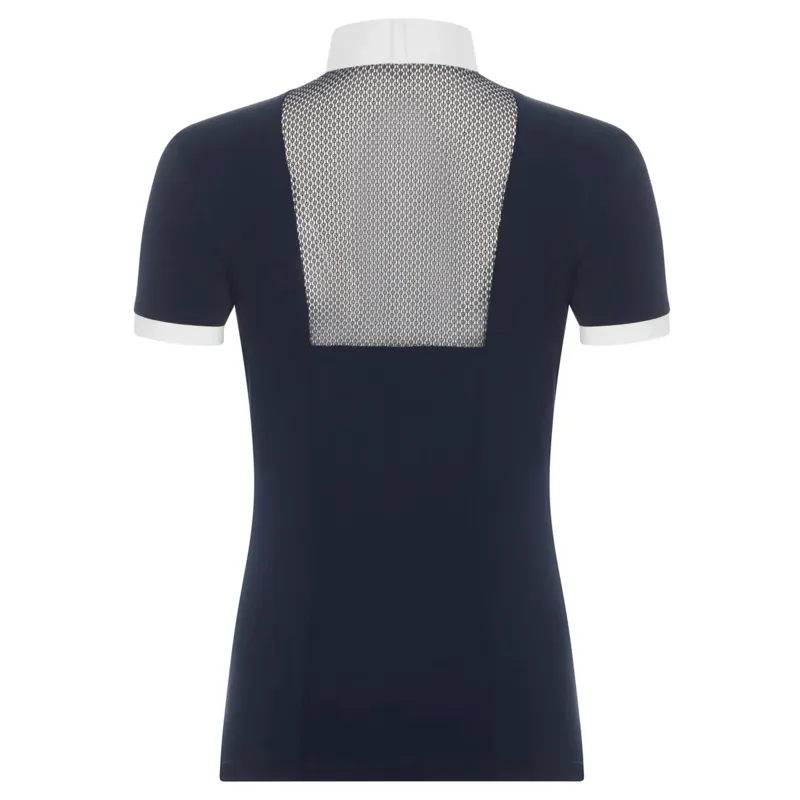 LeMieux Camille Short Sleeve Show Shirt - Navy-2