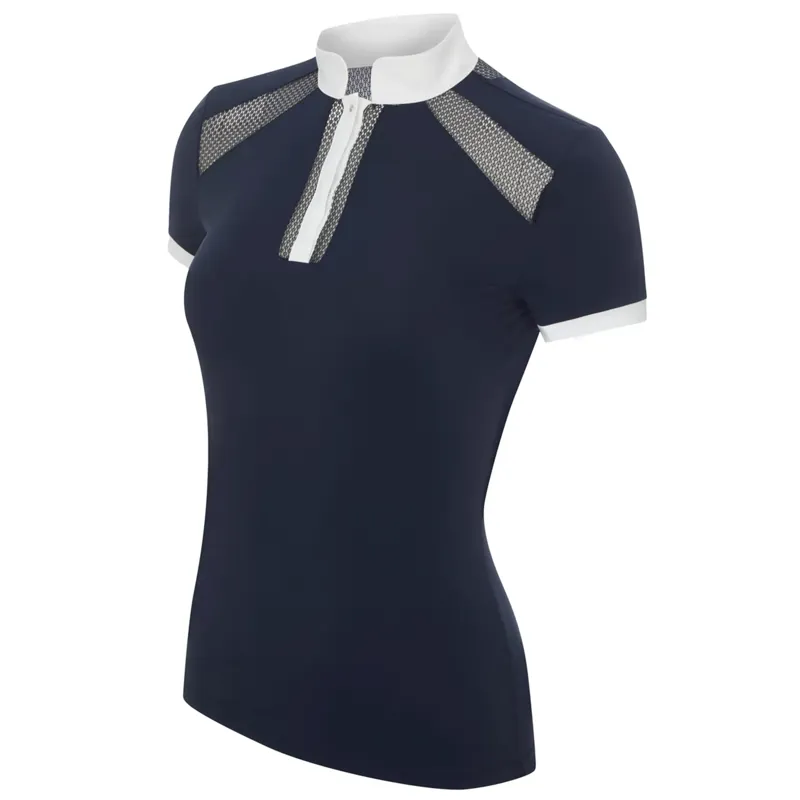 LeMieux Camille Short Sleeve Show Shirt - Navy