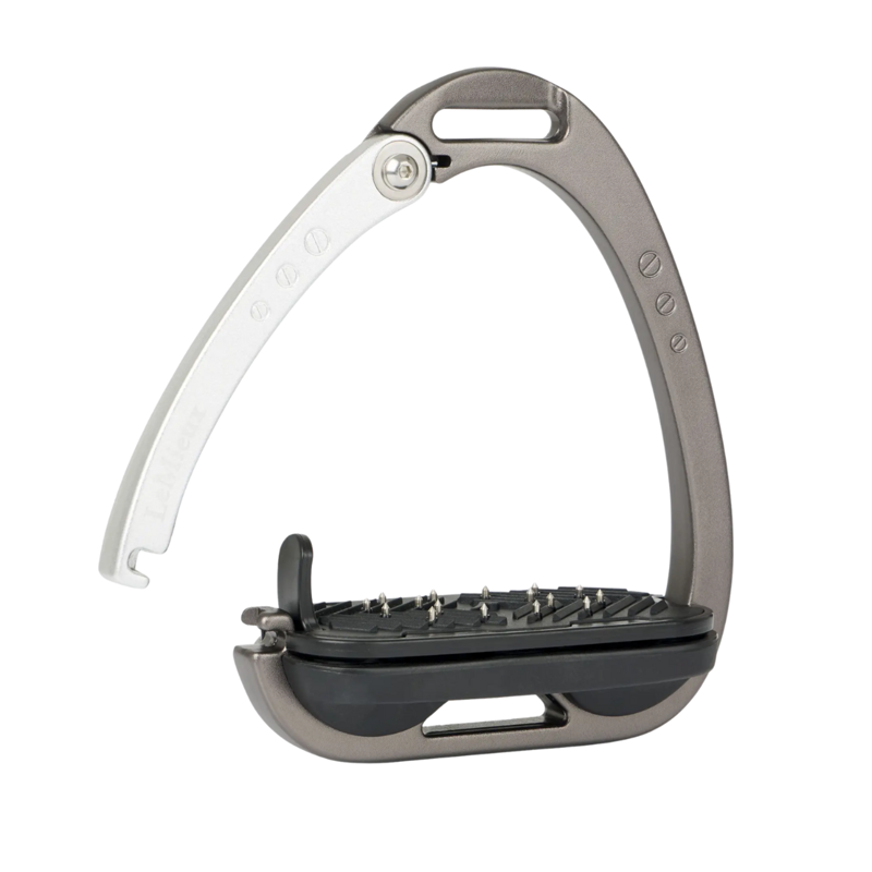 LeMieux Vector Control Stirrup - Carbon/Silver -1