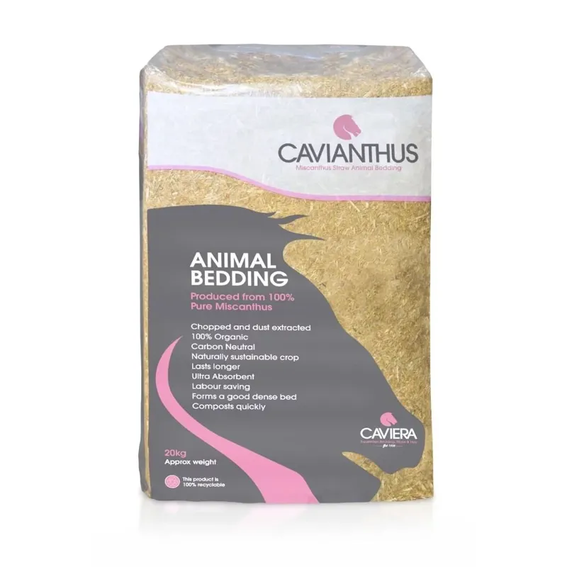 Caviera Cavianthus Miscanthus Straw Bed - 20kg